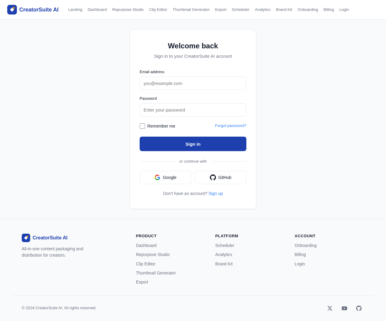 Login design preview