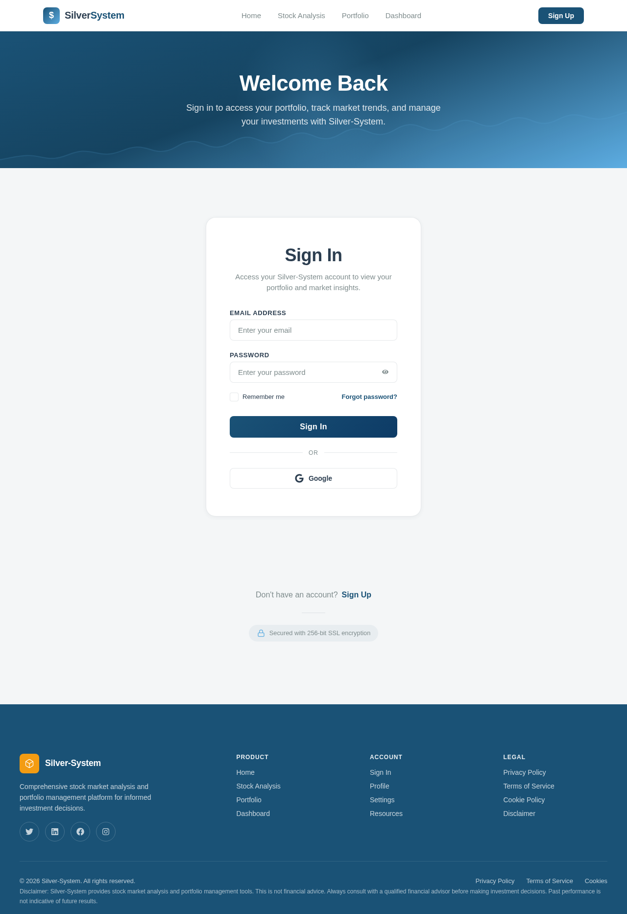 Login design preview