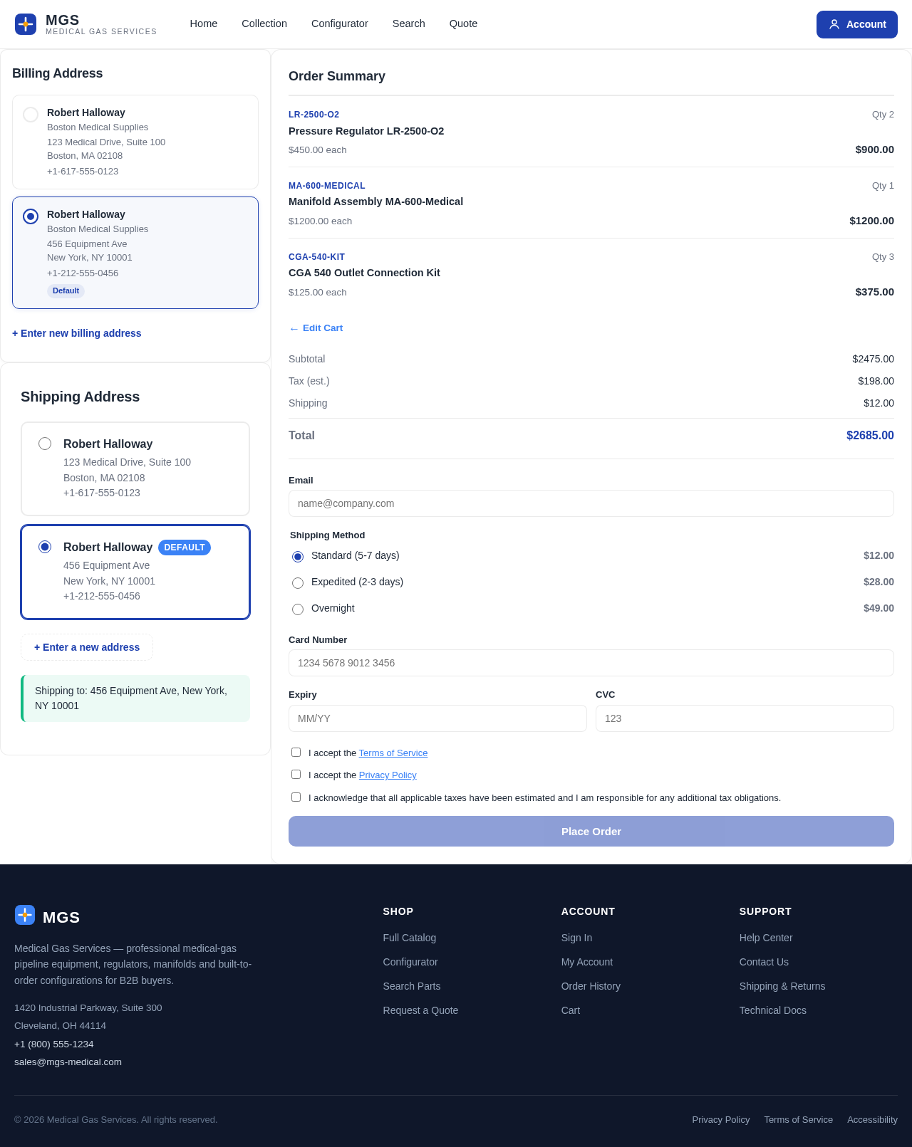 Checkout design preview