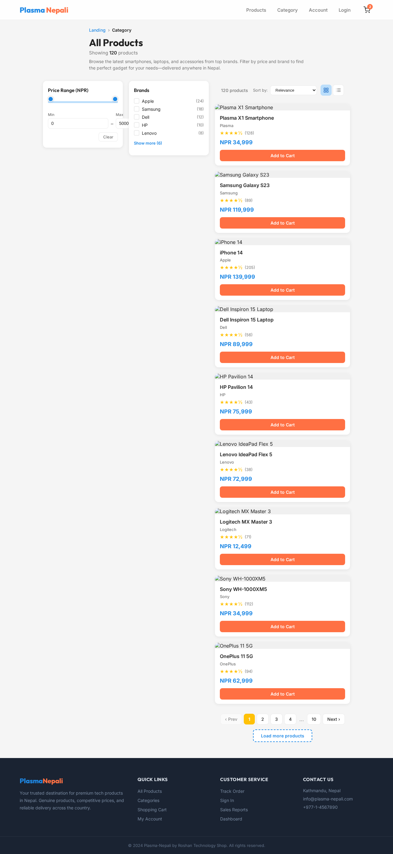 Category design preview