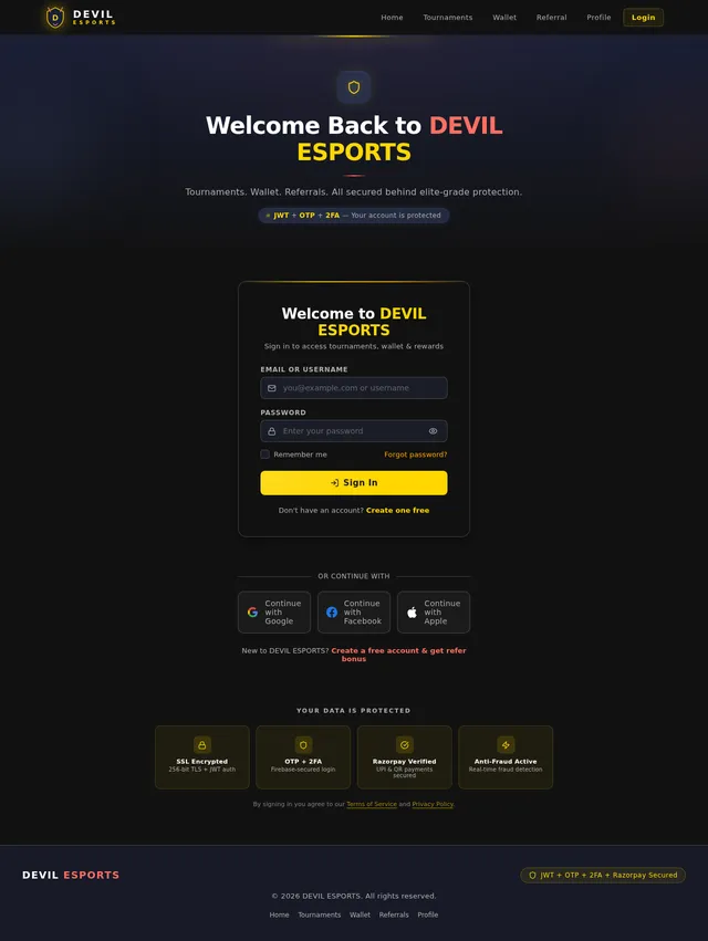 Login