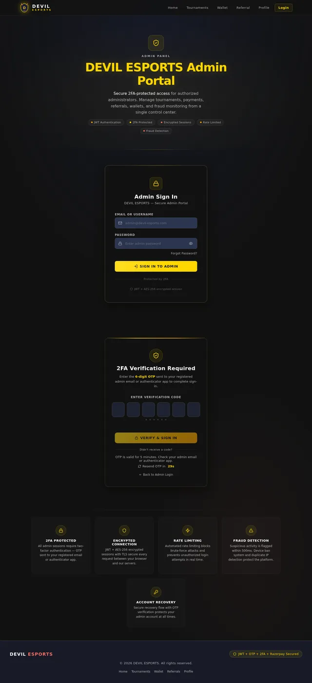 Admin Login