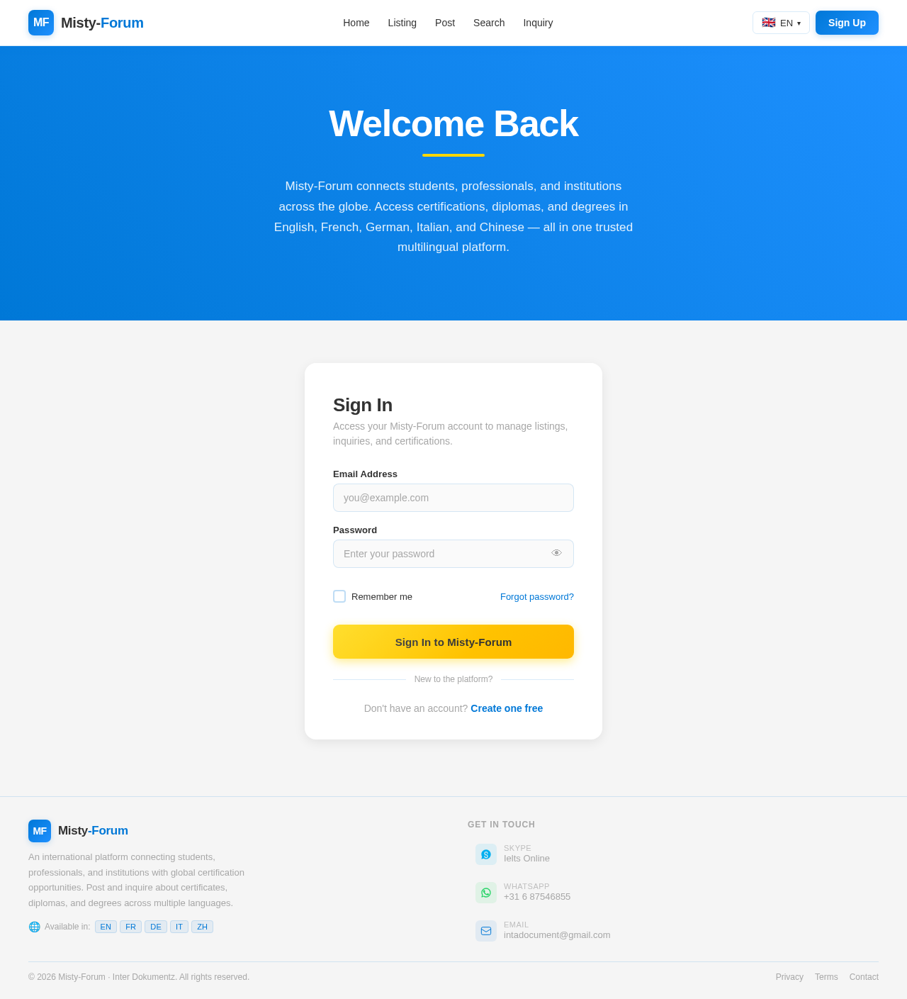 Login design preview