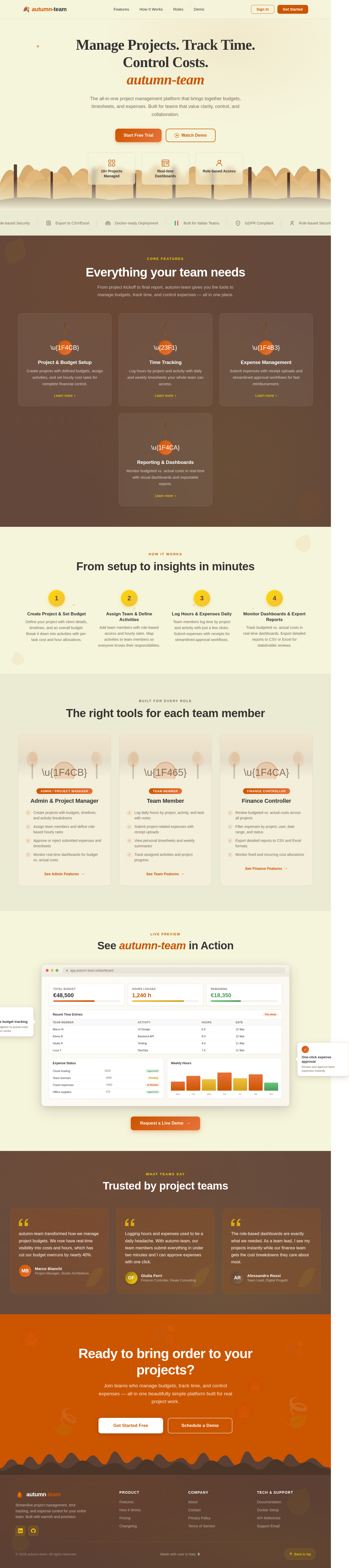 Landing design preview