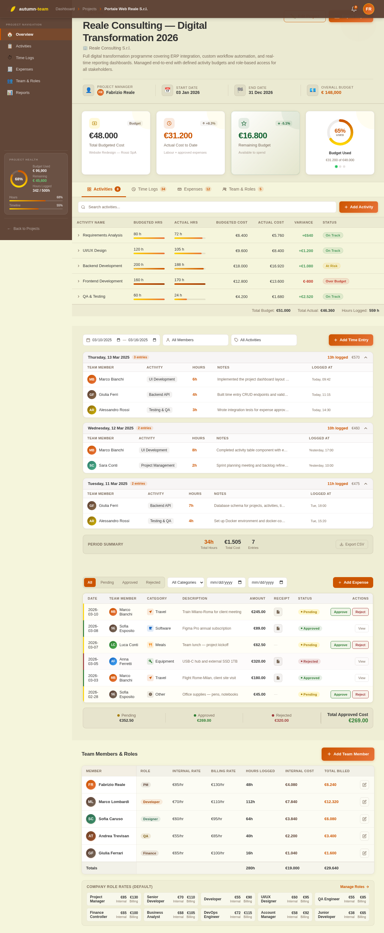 Project Detail design preview