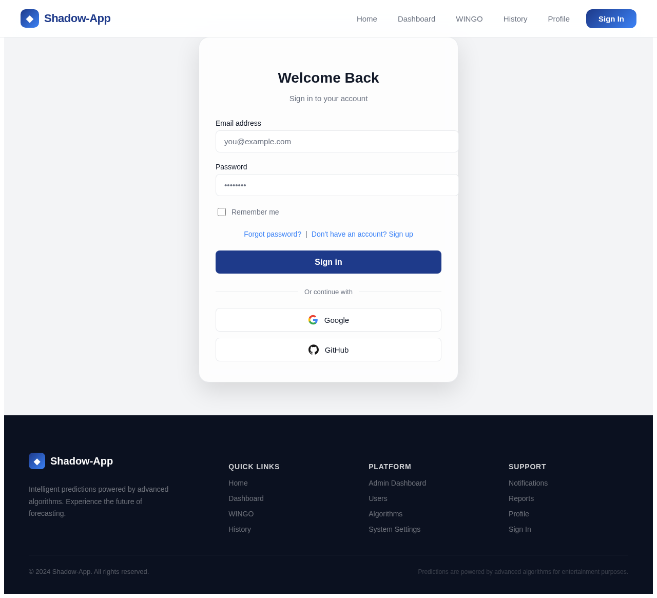 Login design preview