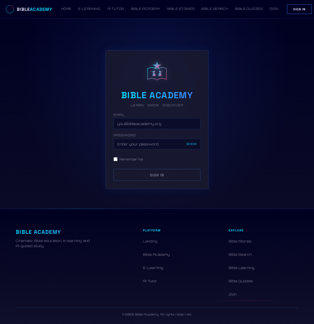 Login design preview