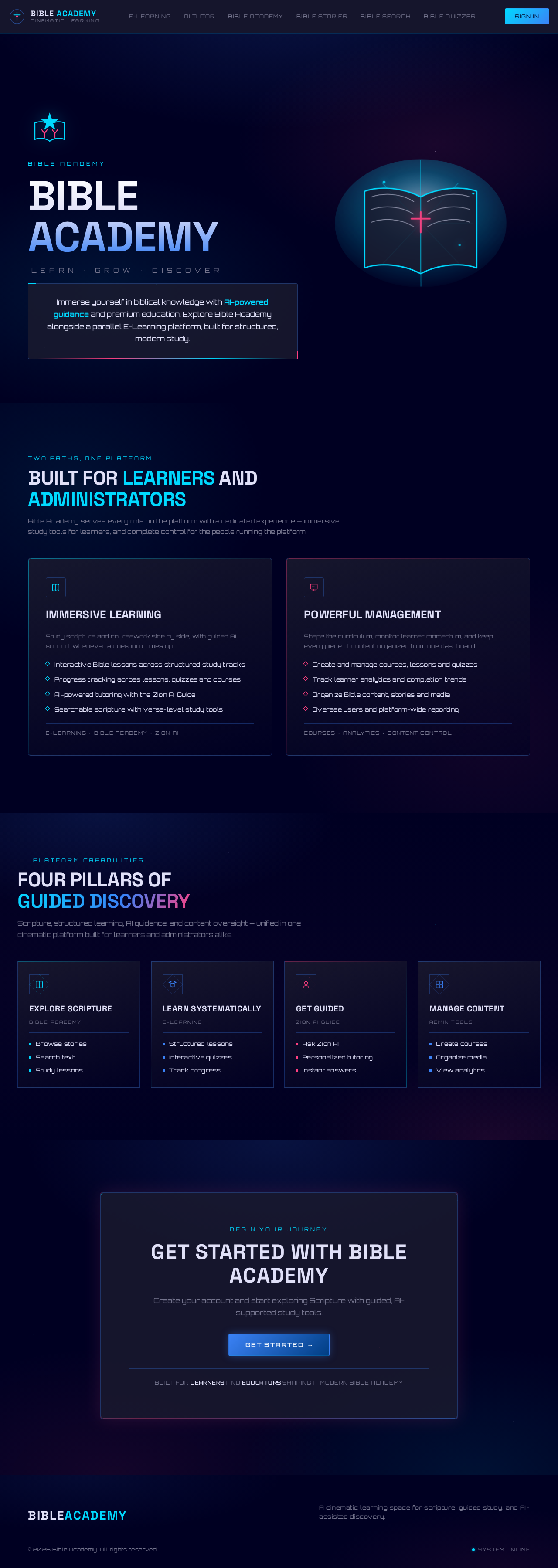 Landing design preview