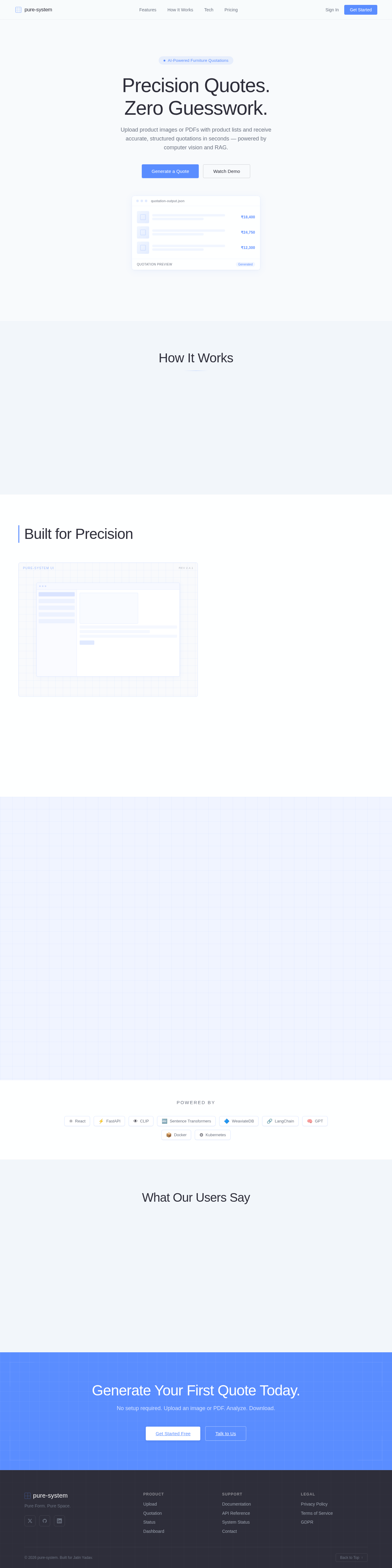 Landing design preview