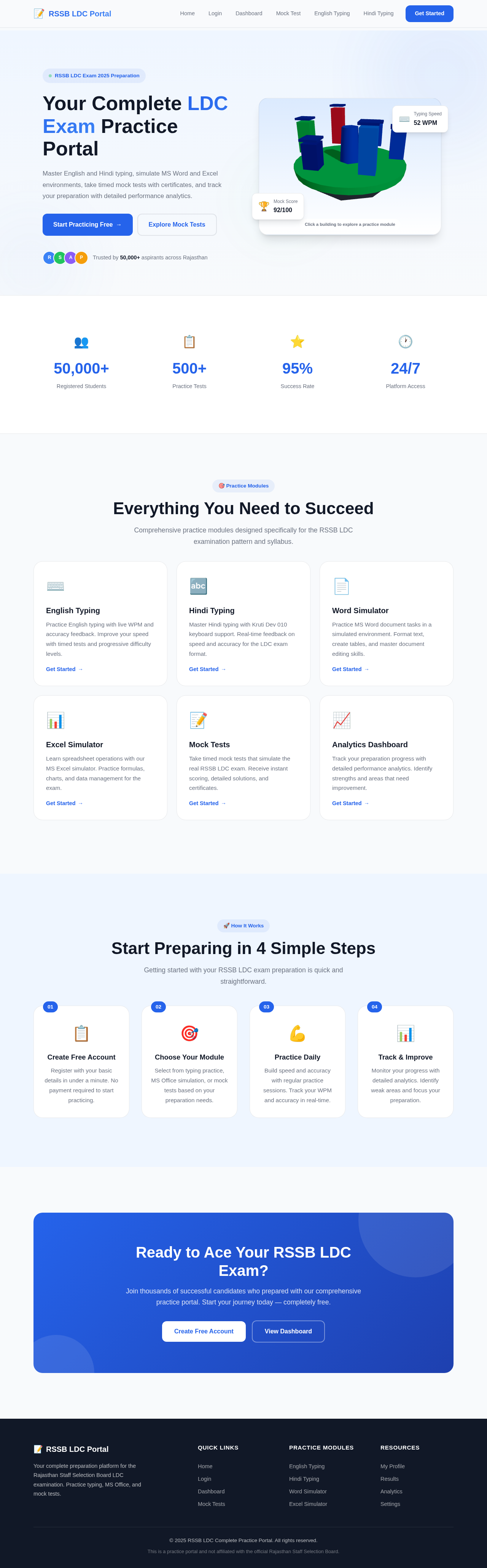 Landing design preview