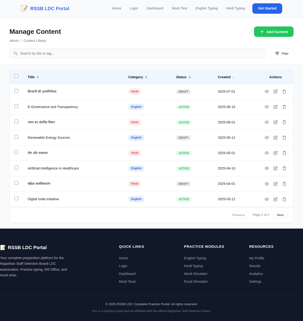 Content design preview