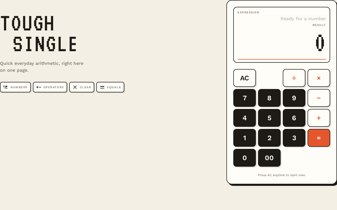 Calculator design preview