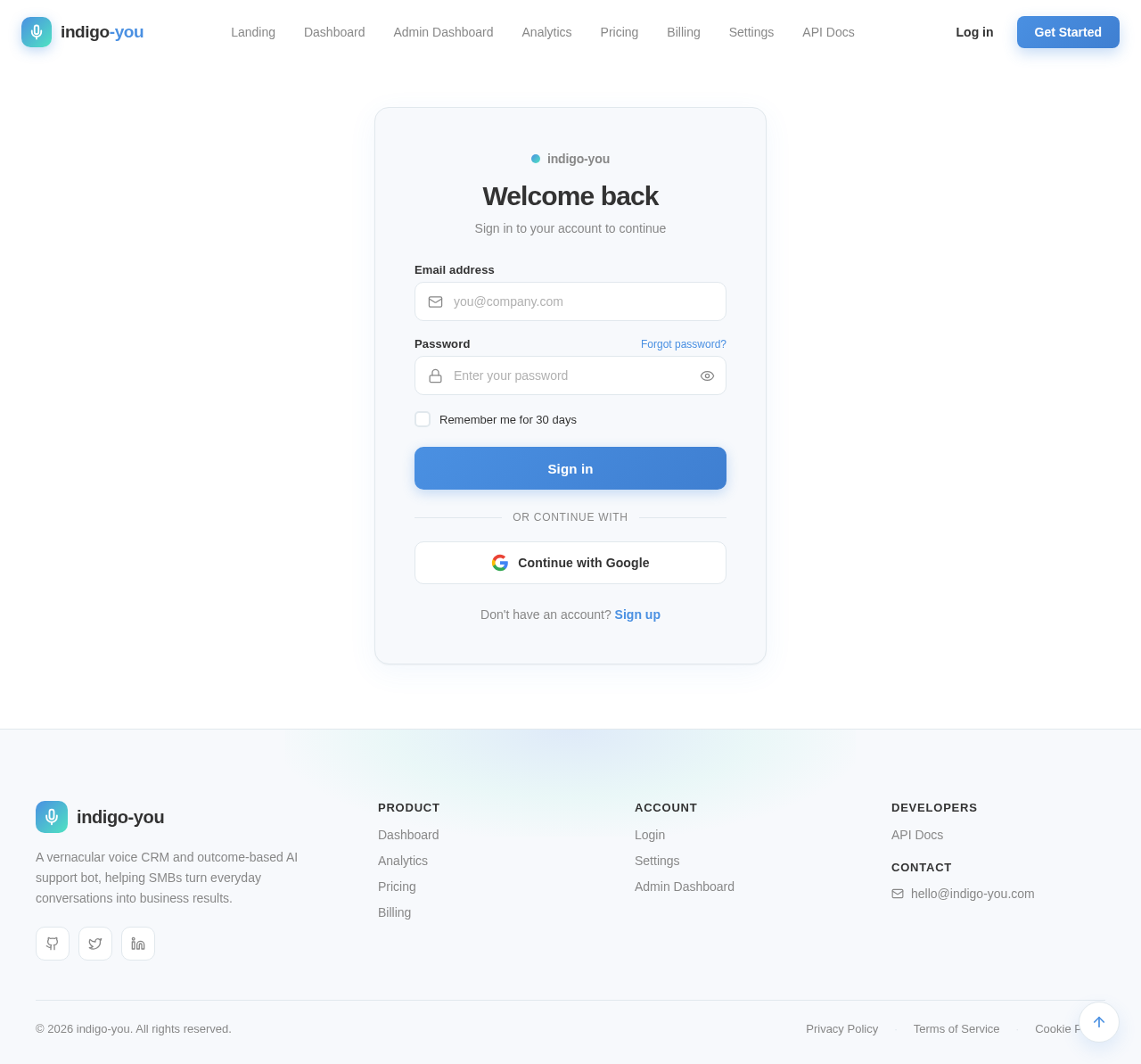 Login design preview