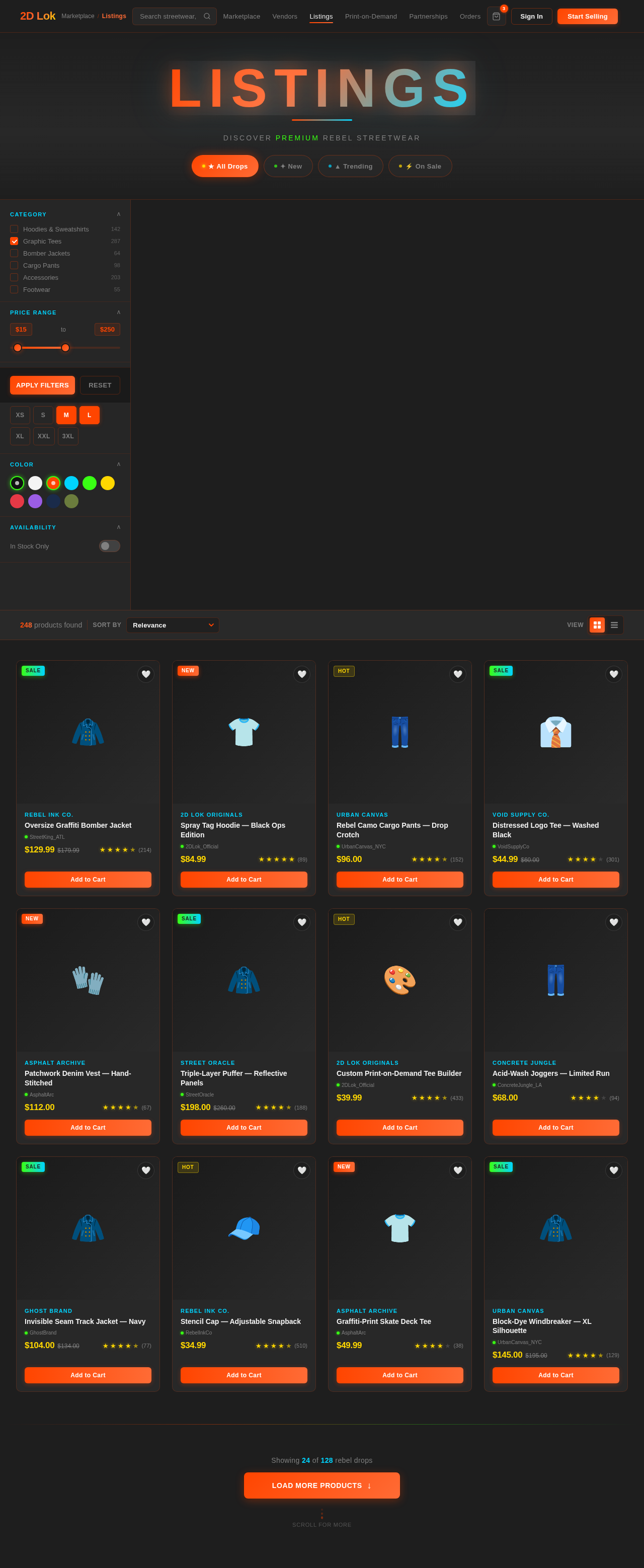 Listings design preview