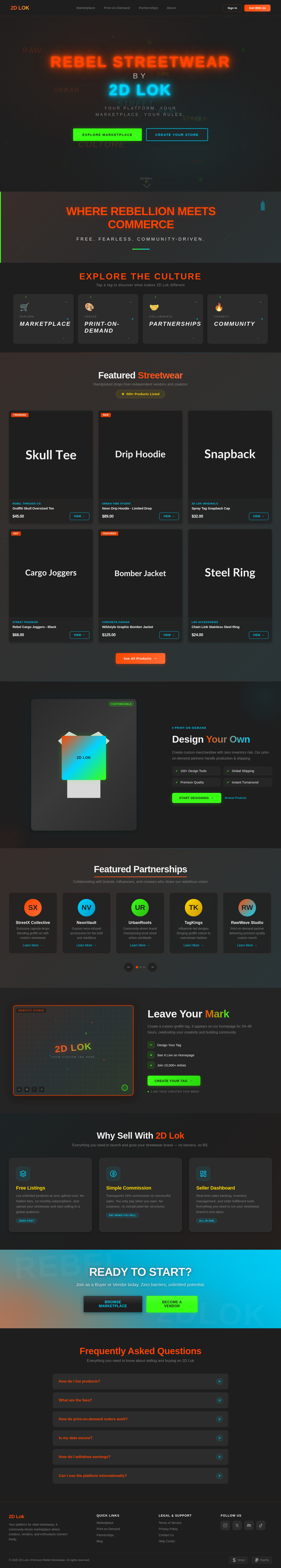 Landing design preview