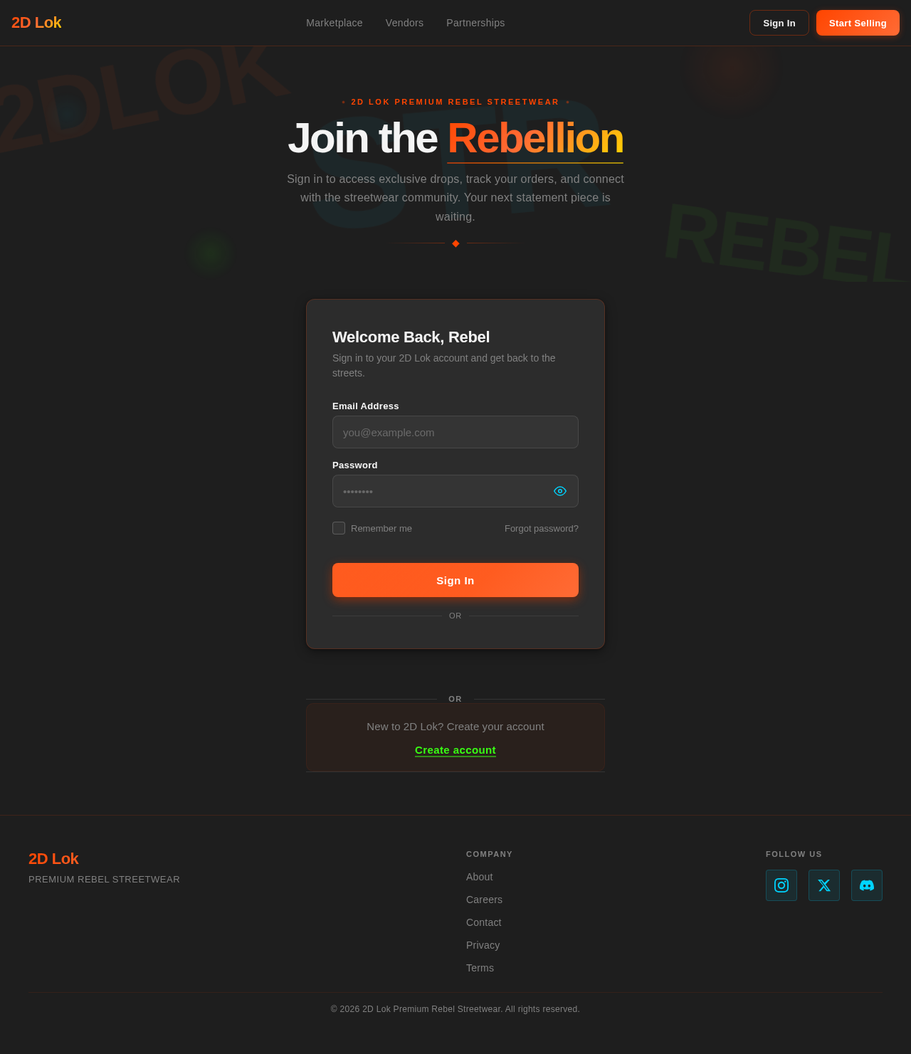 Login design preview