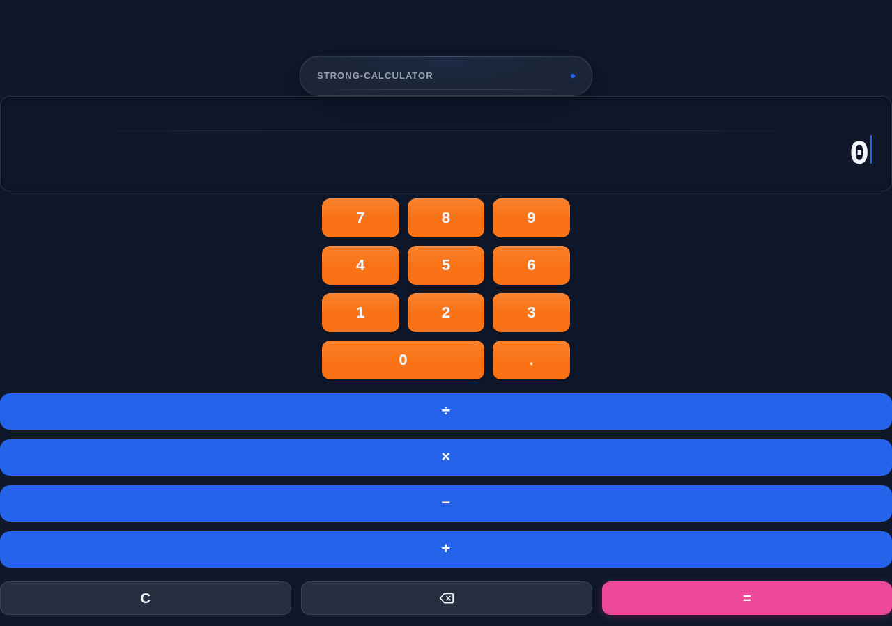 Calculator design preview