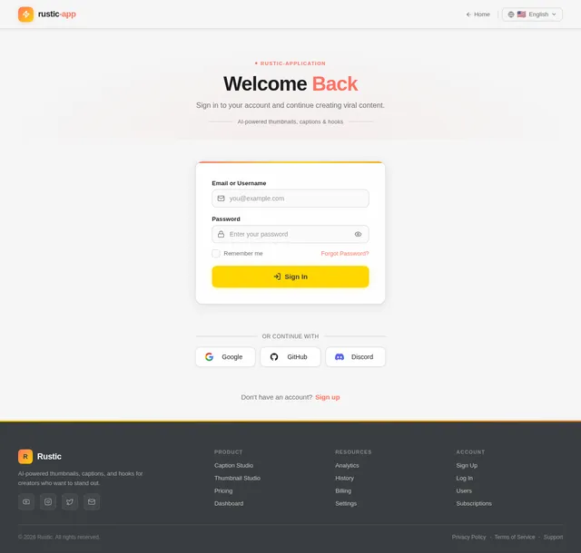 Login