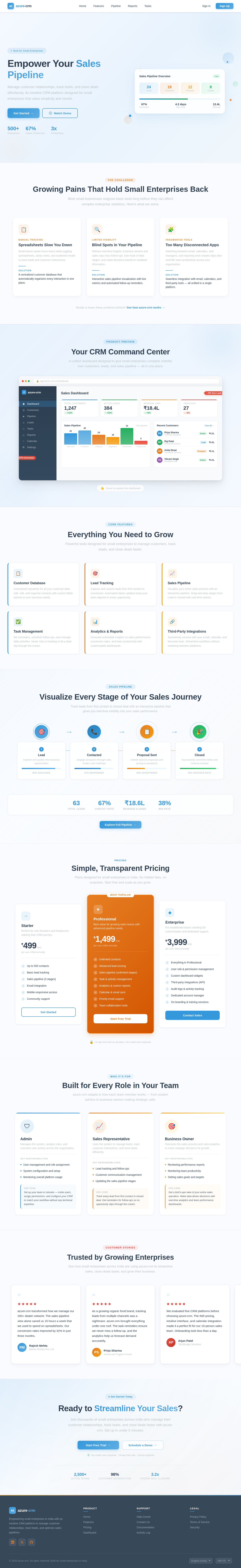 Landing design preview