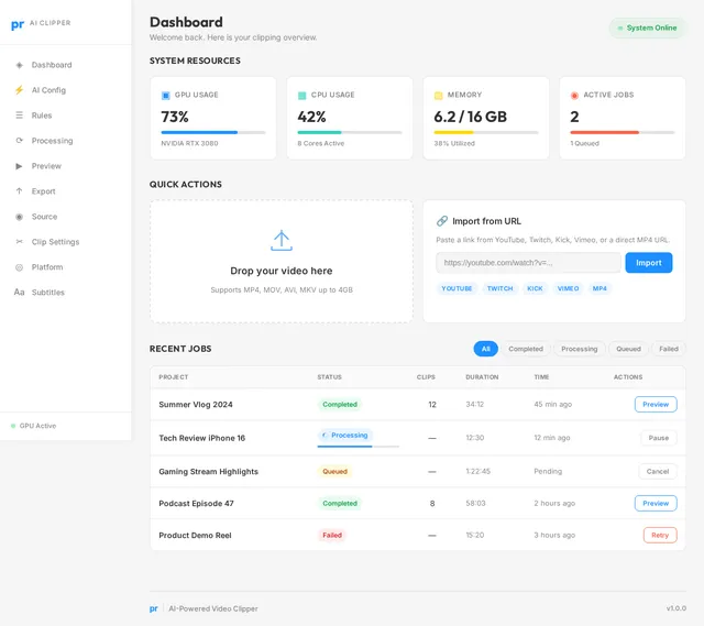 Dashboard