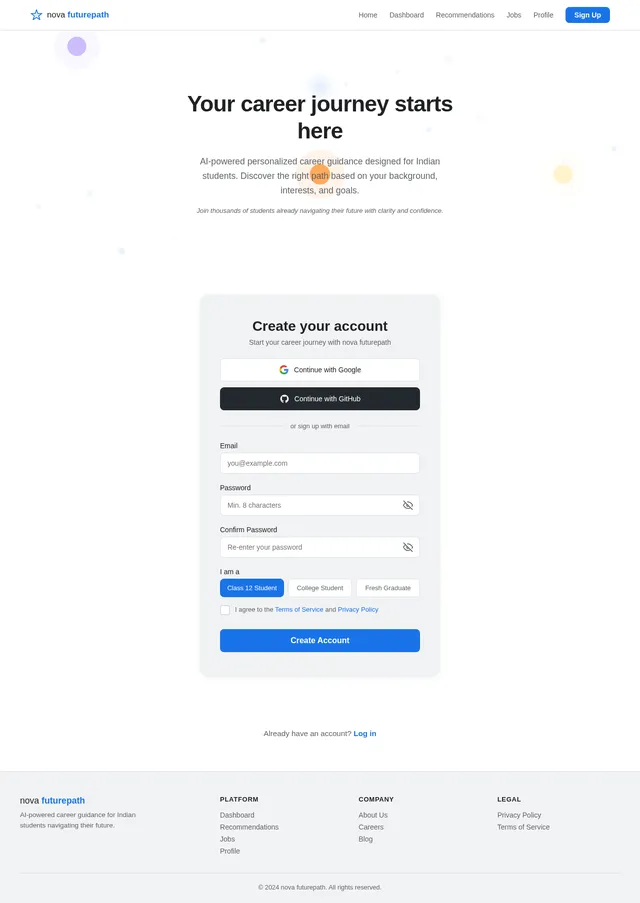 Signup