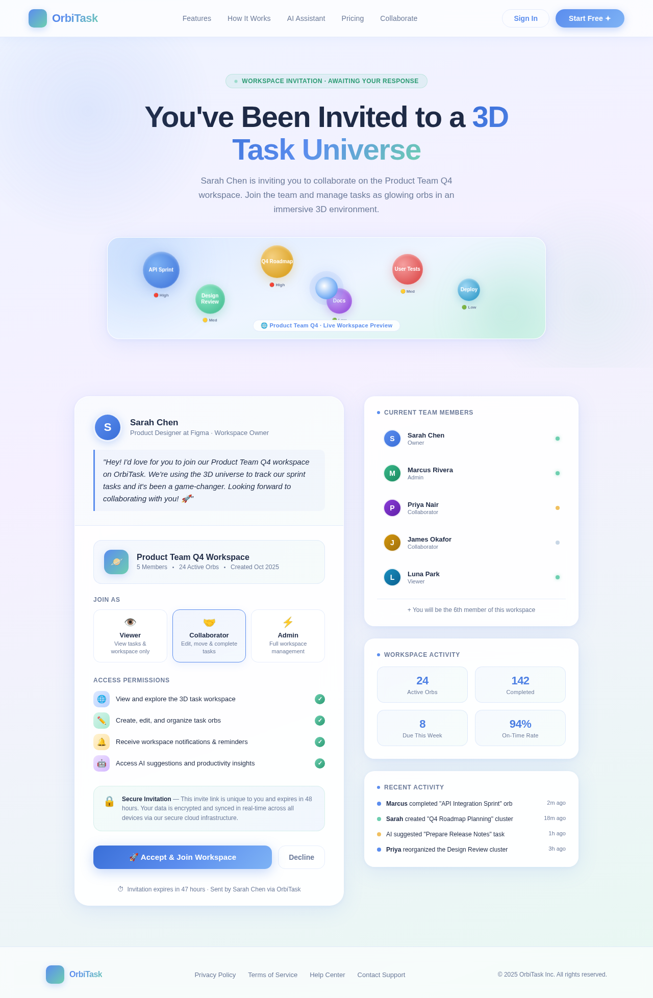 Invite design preview