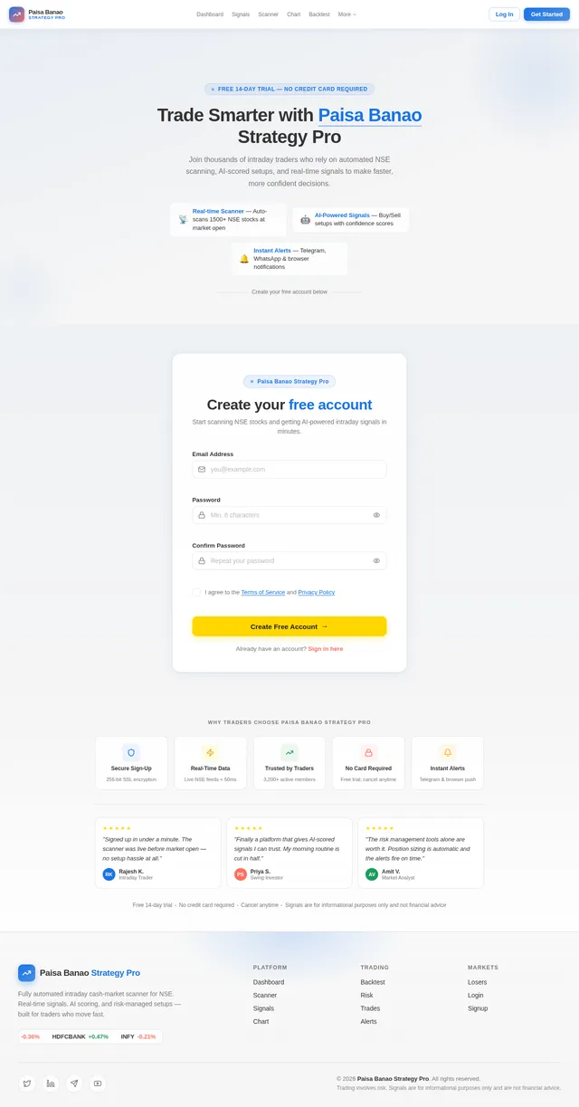 Signup