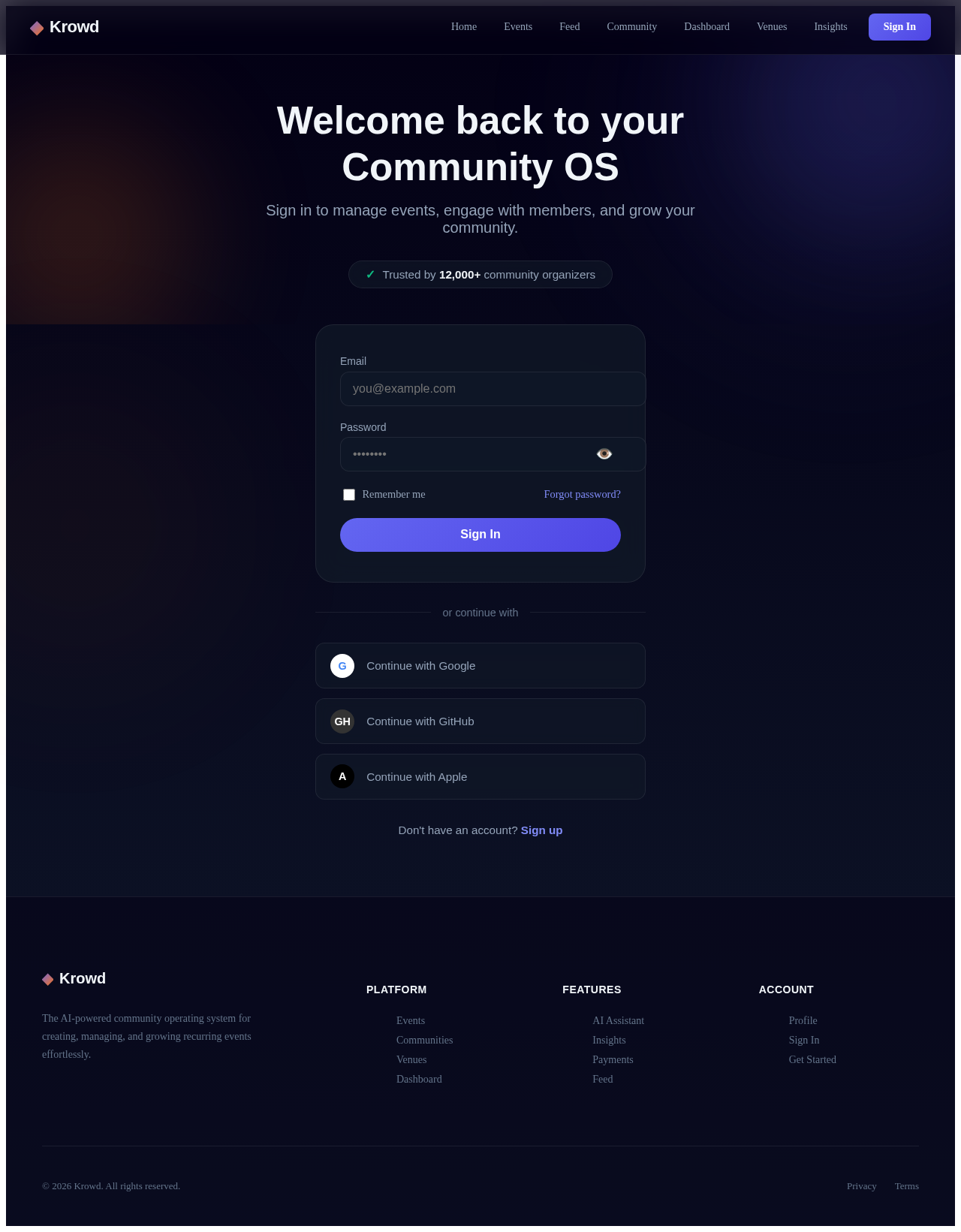 Login design preview