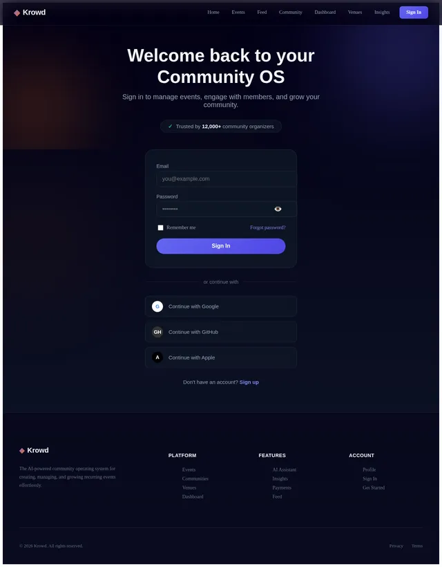 Login