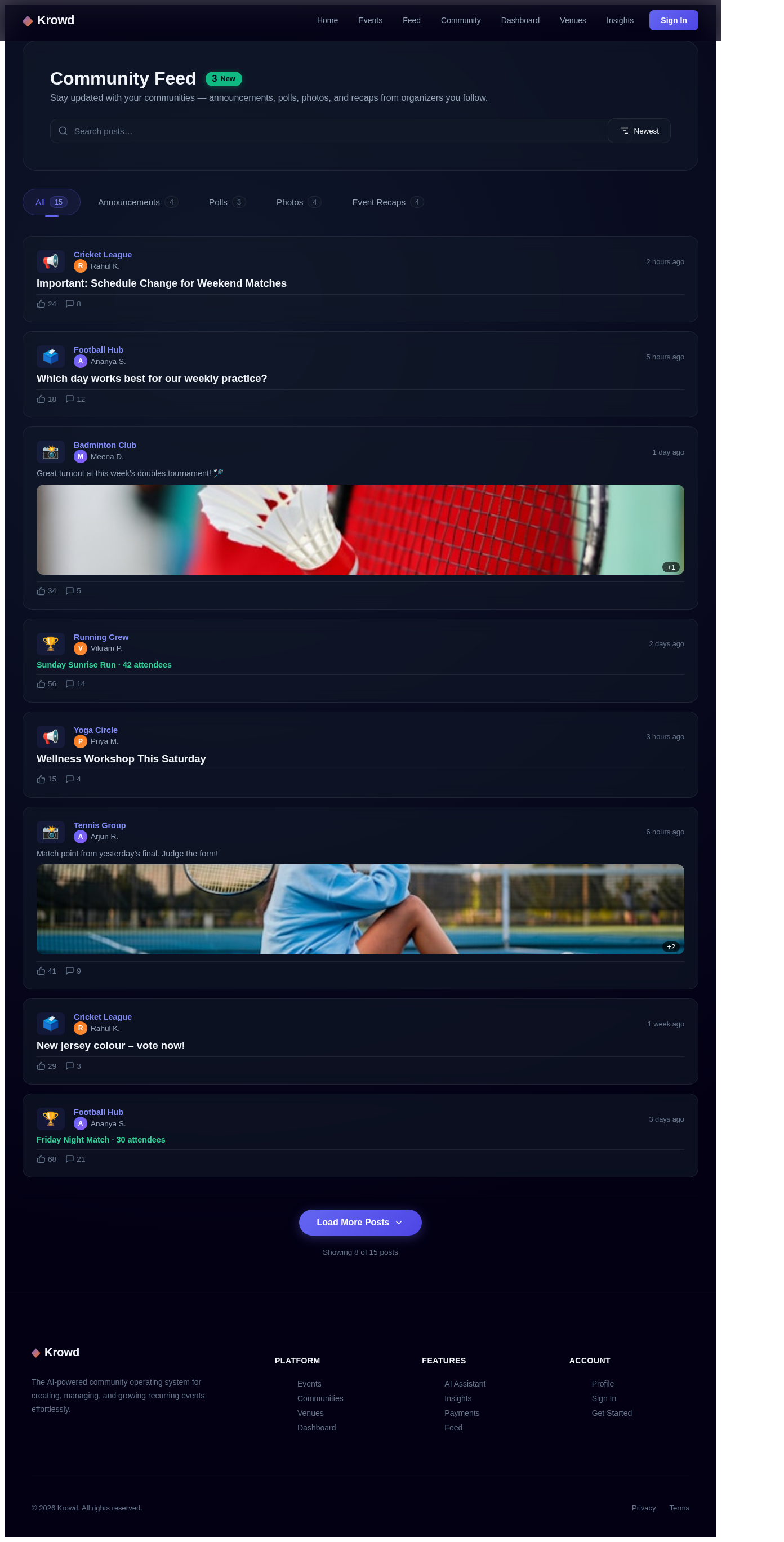 Feed design preview
