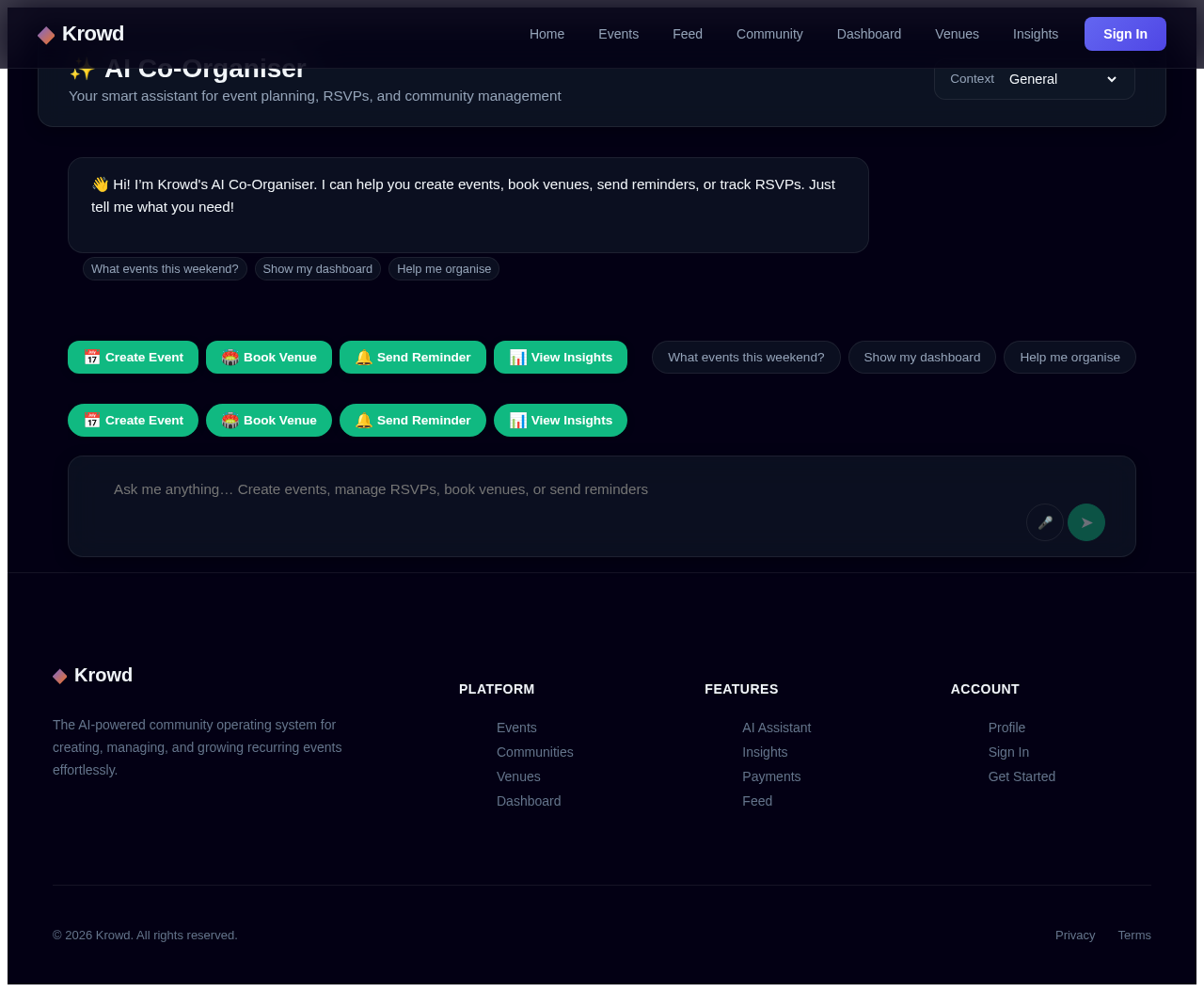 Assistant design preview
