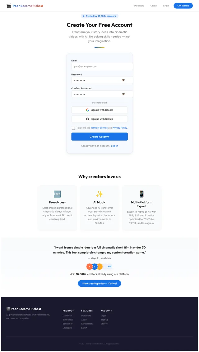 Signup