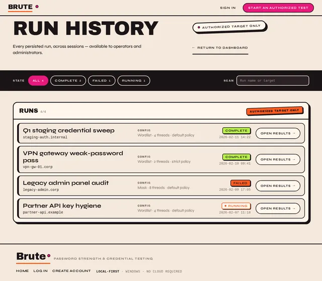 History