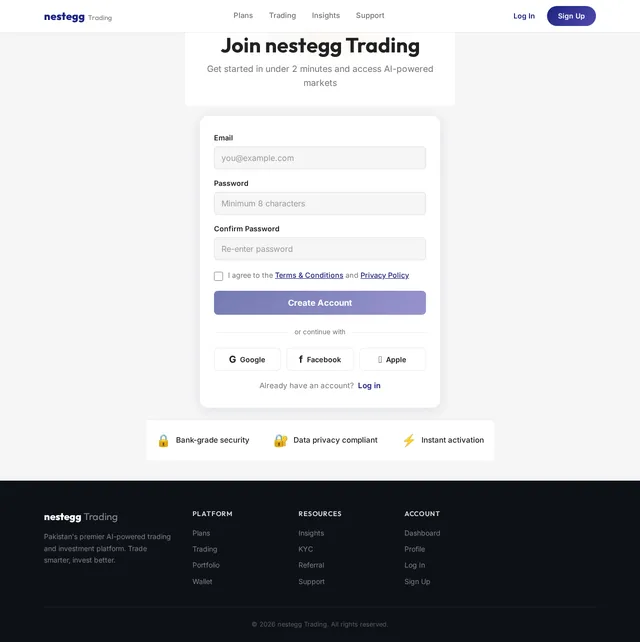 Signup