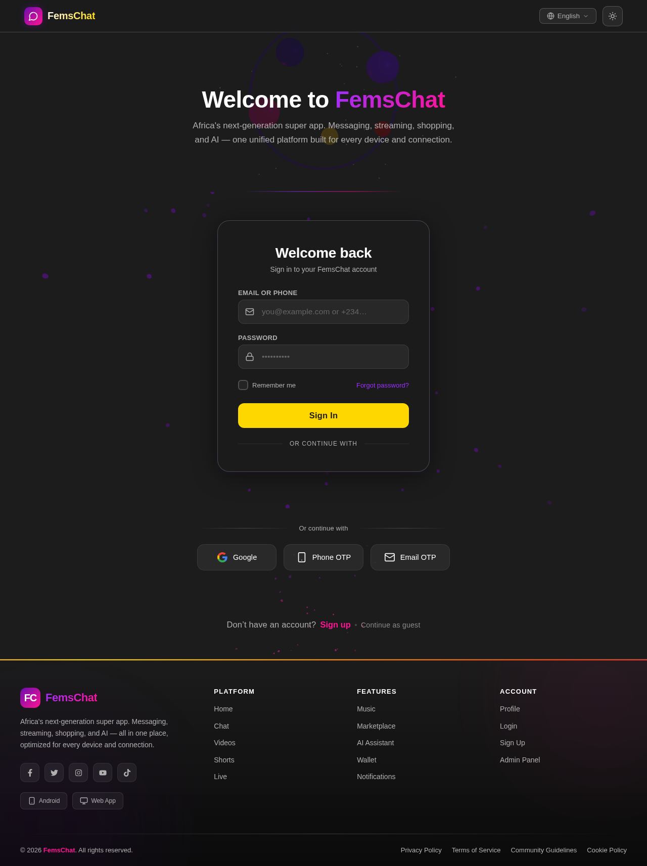 Login design preview