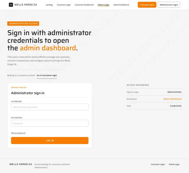 Admin Login