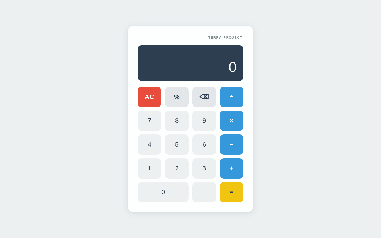 Calculator design preview