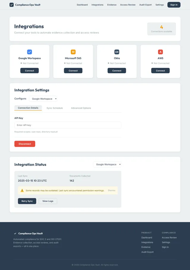 Integrations