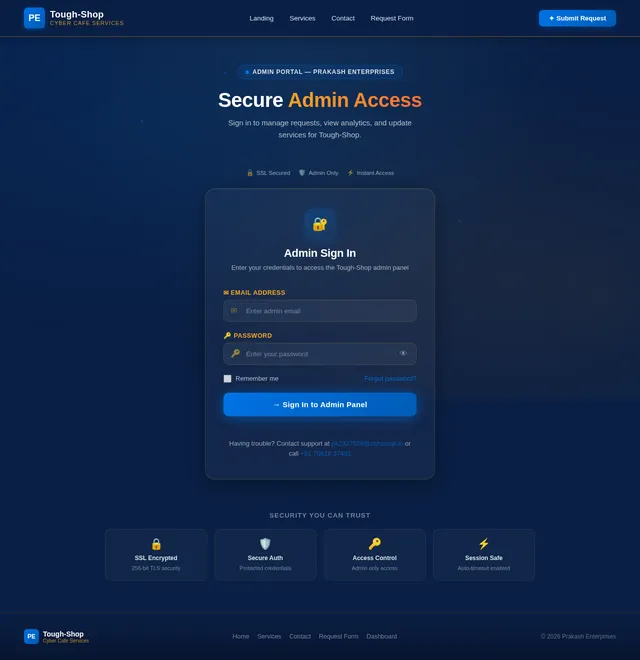 Admin Login