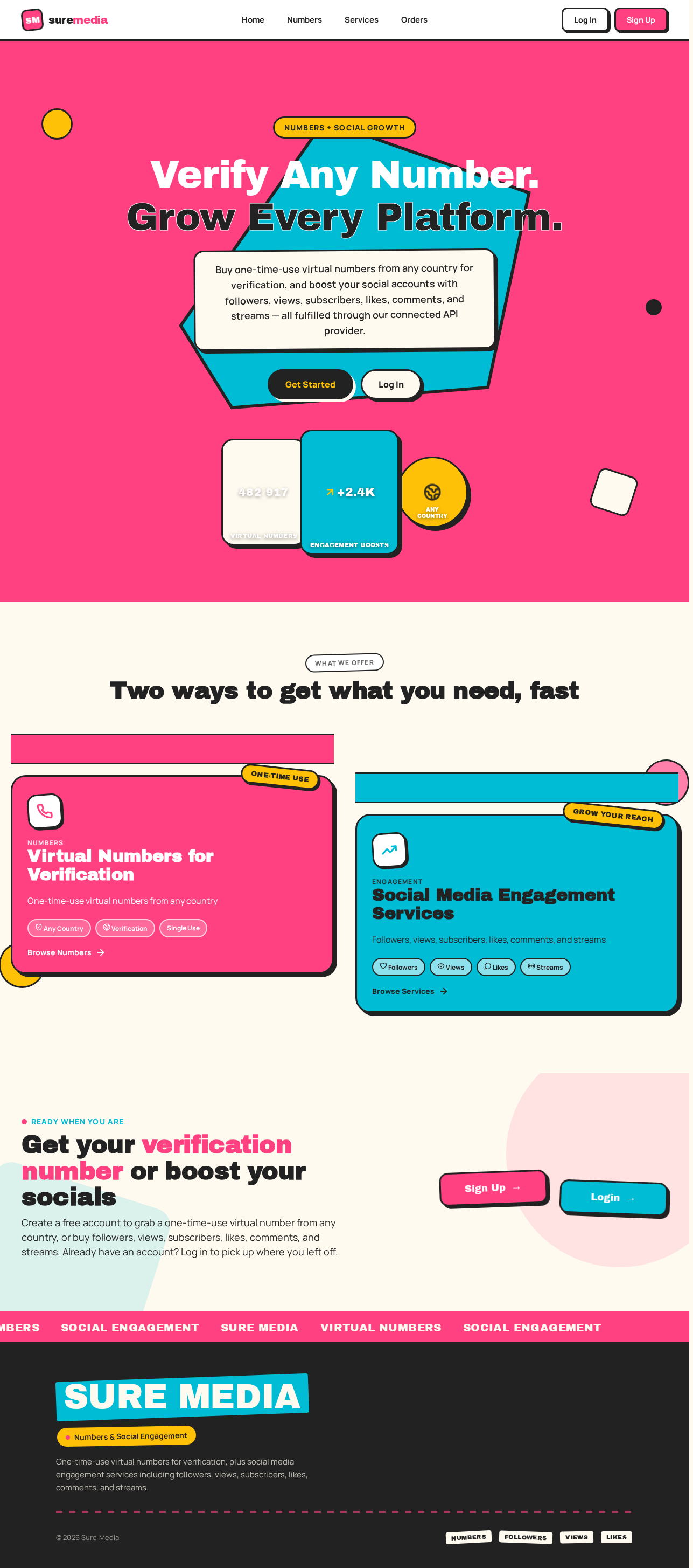 Landing design preview