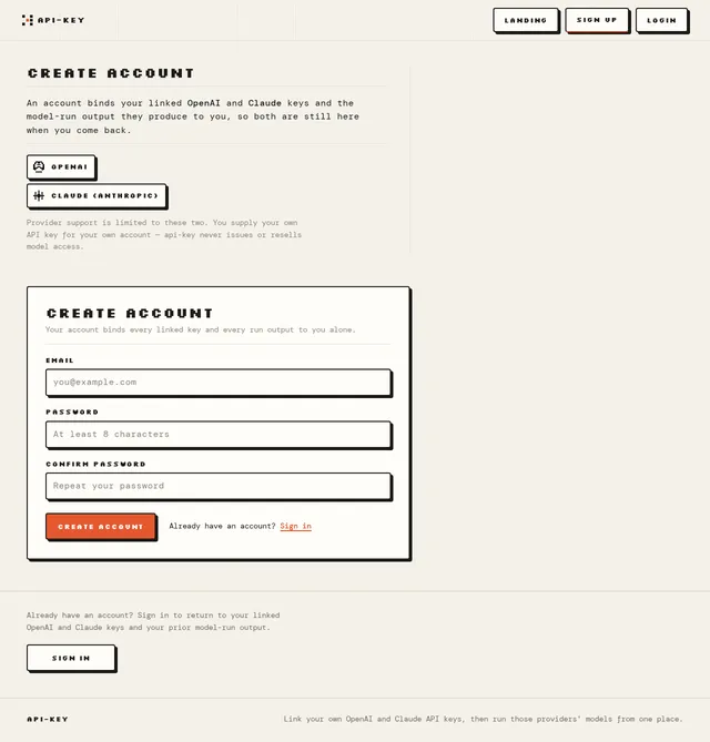 Sign Up