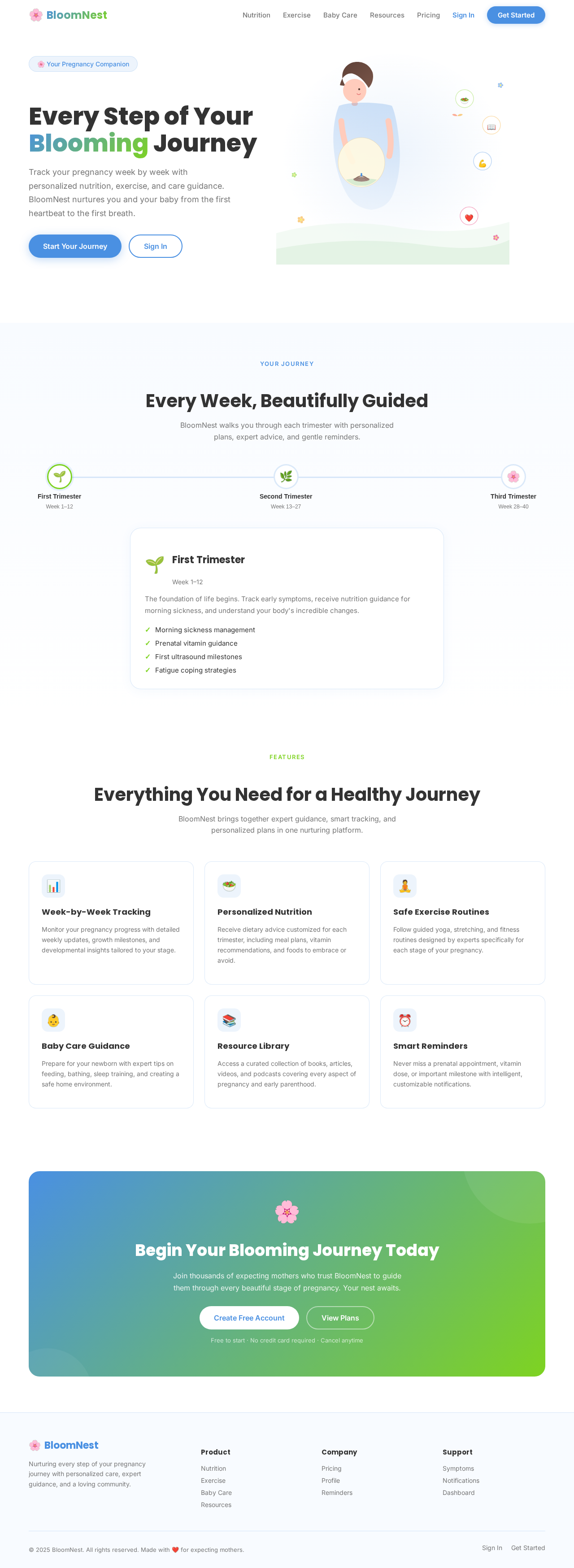 Landing design preview