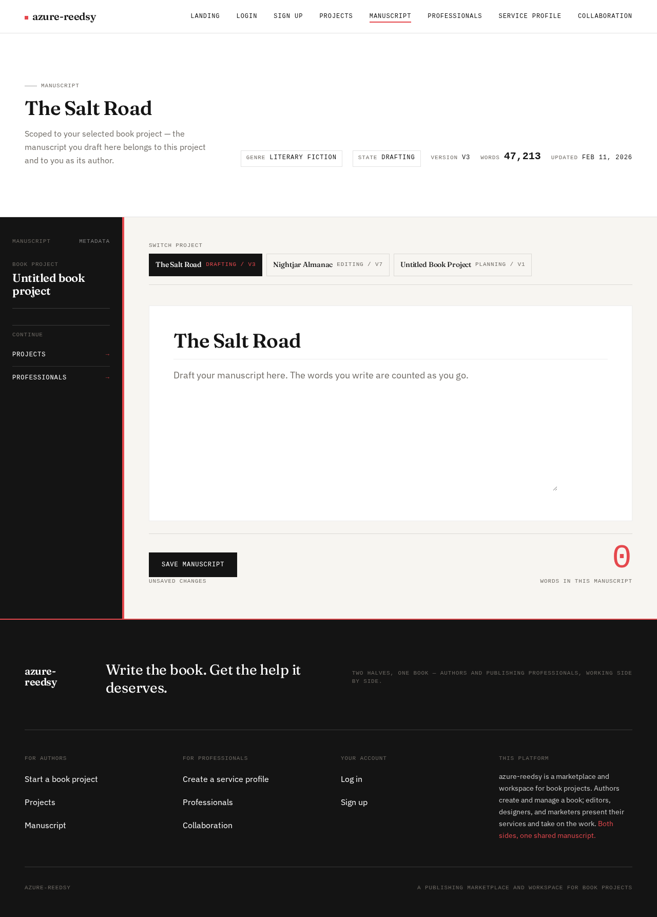 Manuscript design preview