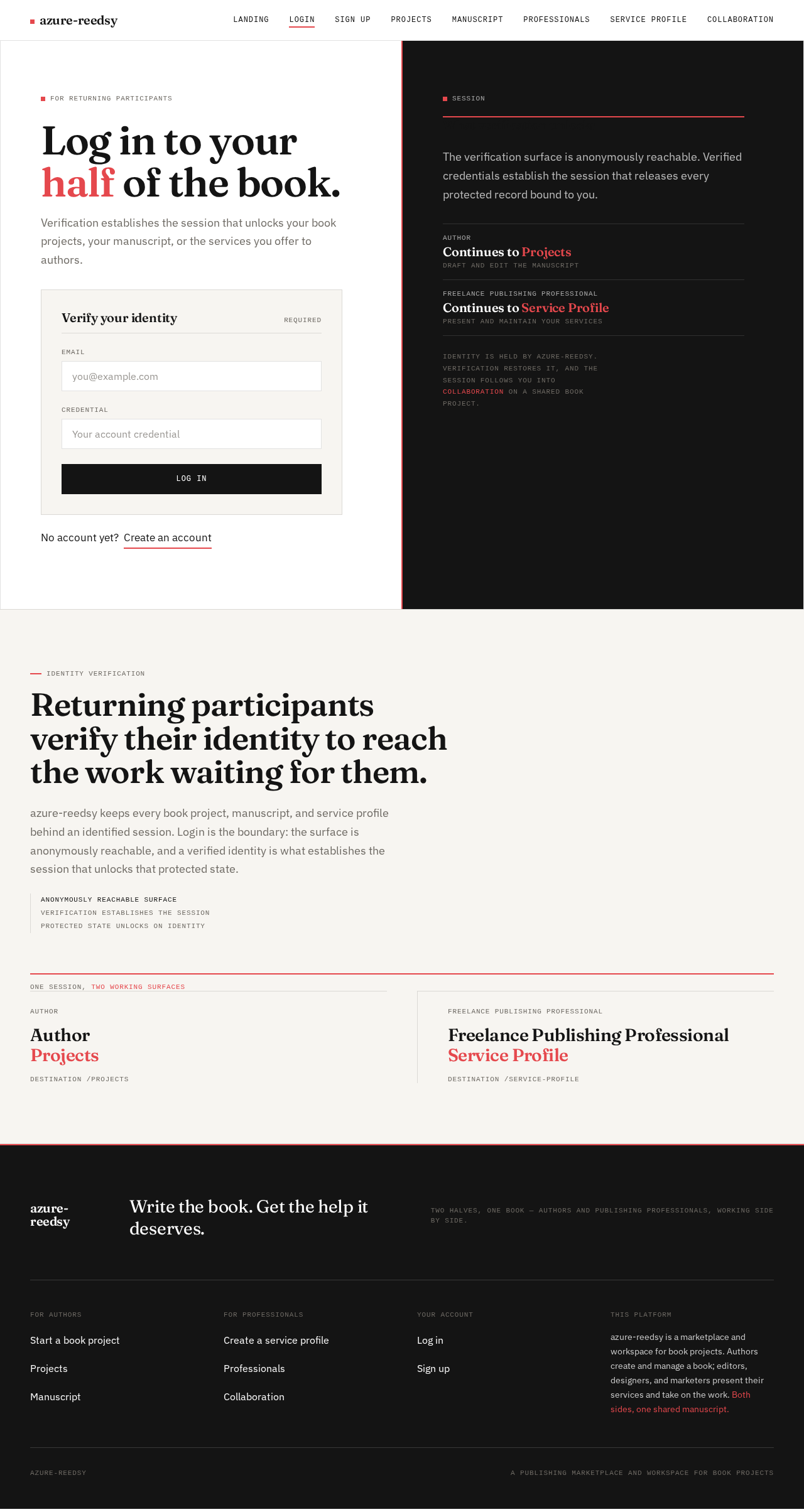 Login design preview