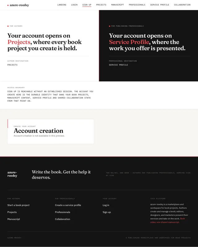 Sign Up