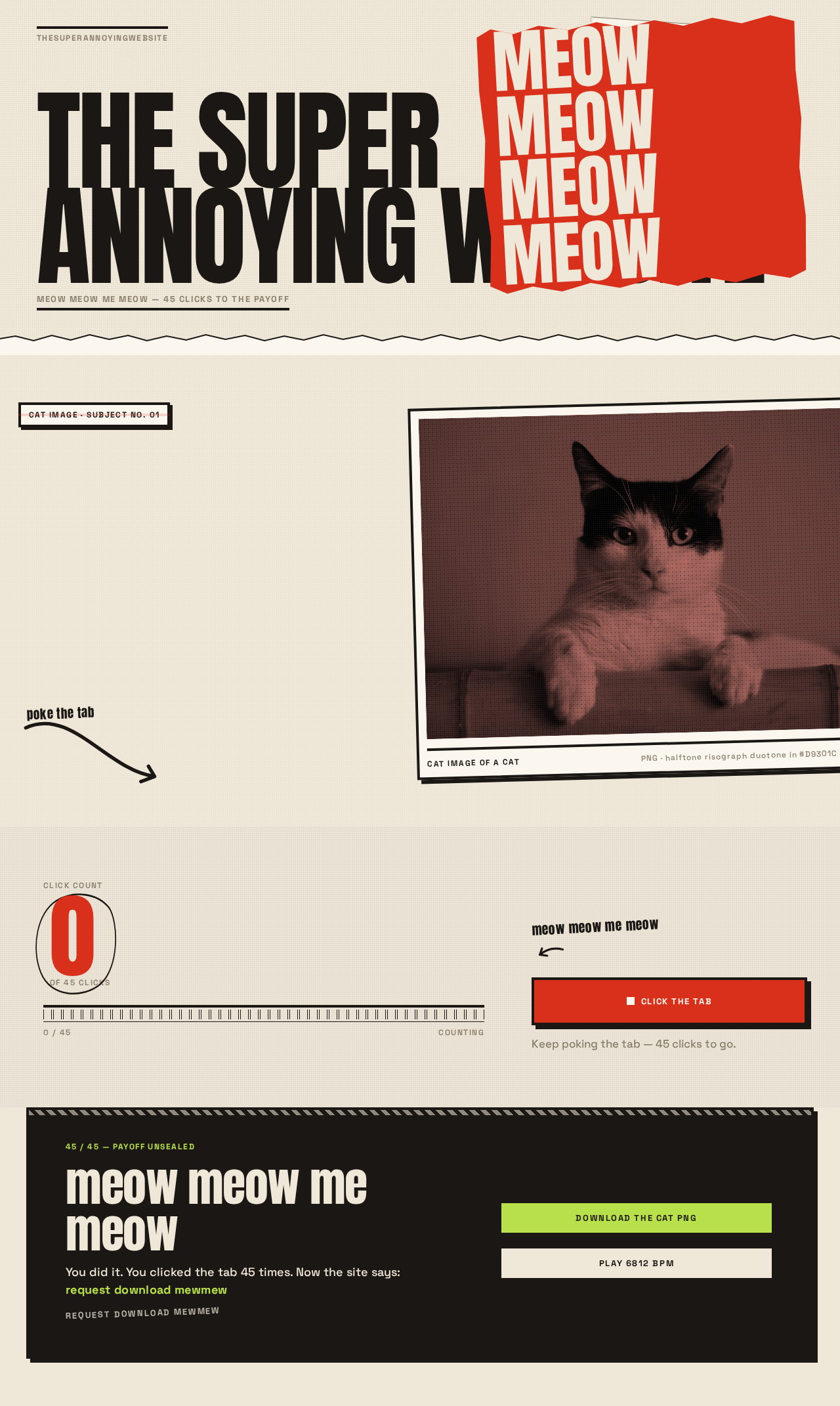 Landing design preview