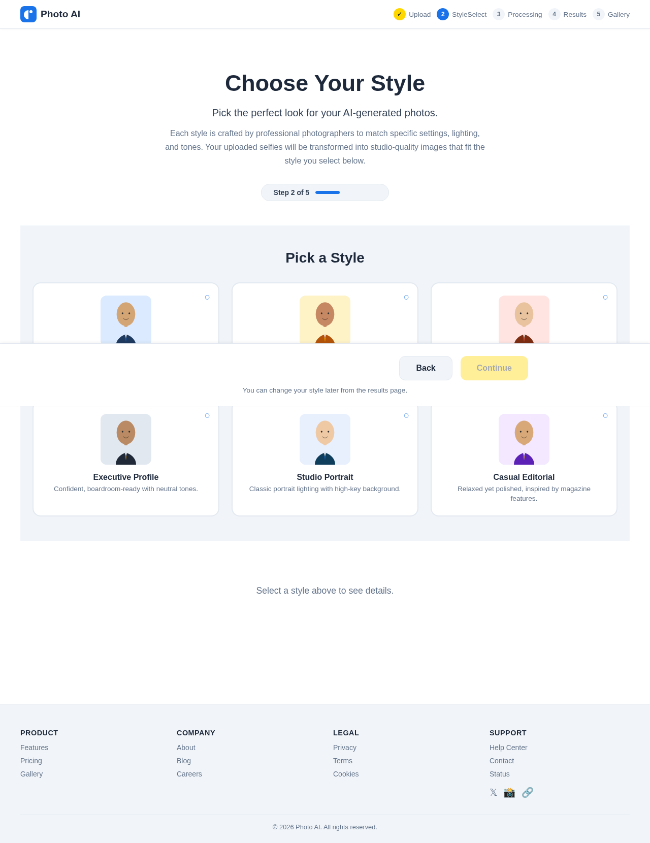 StyleSelect design preview