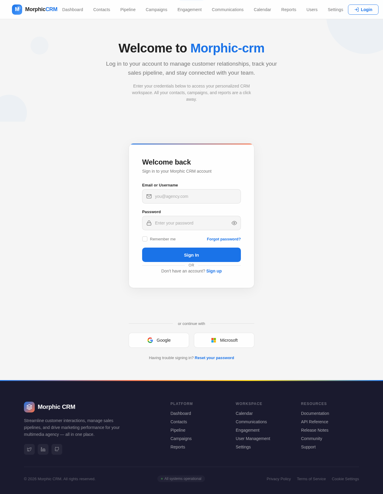 Login design preview