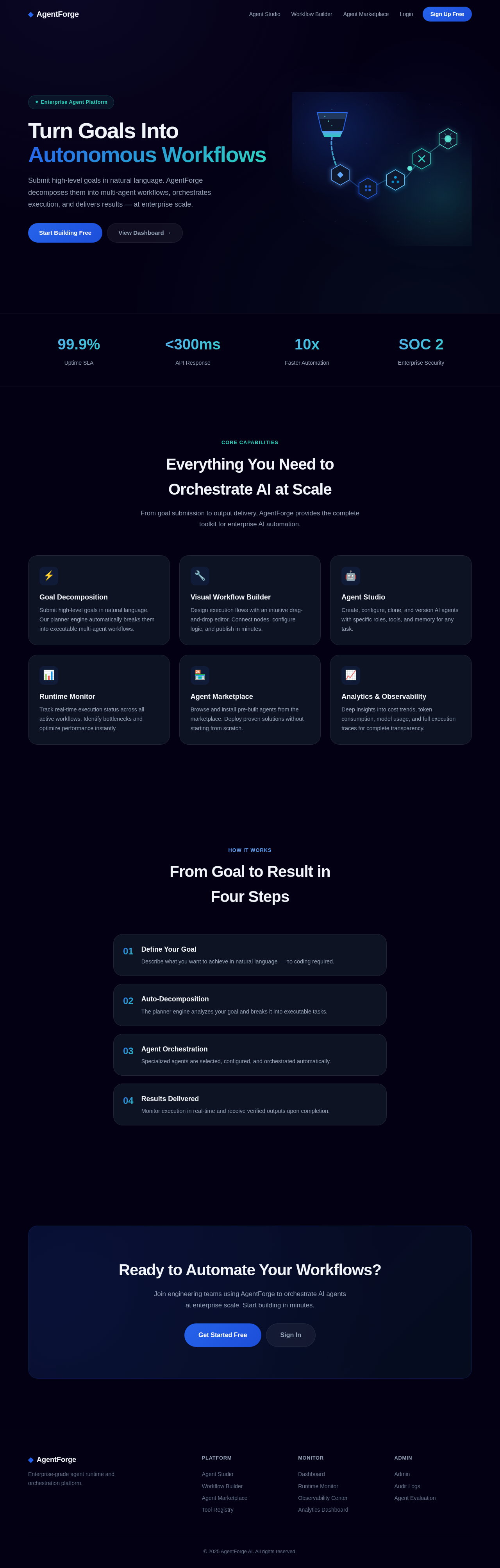 Landing design preview