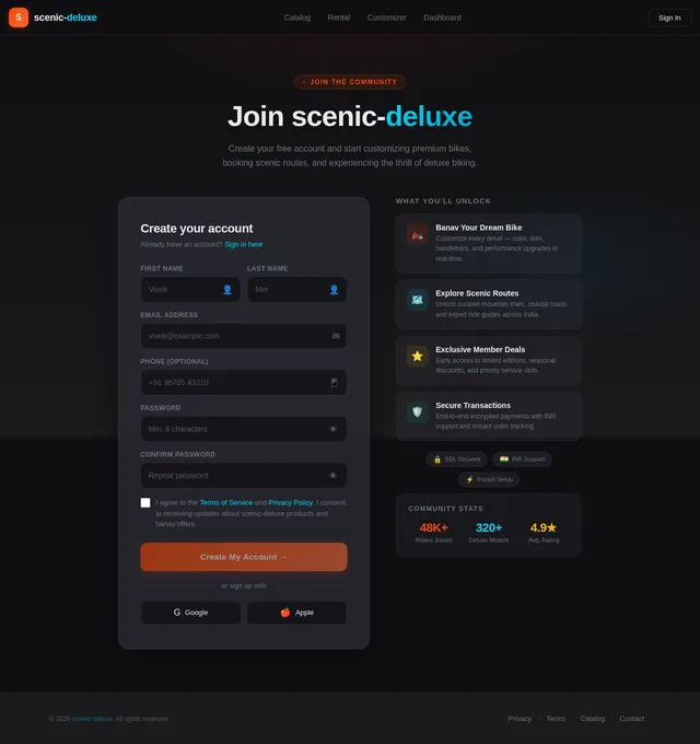 Signup